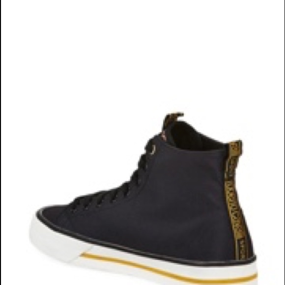 Roberto Cavalli Sport Black Snake Print Sneakers - Picture 6 of 8